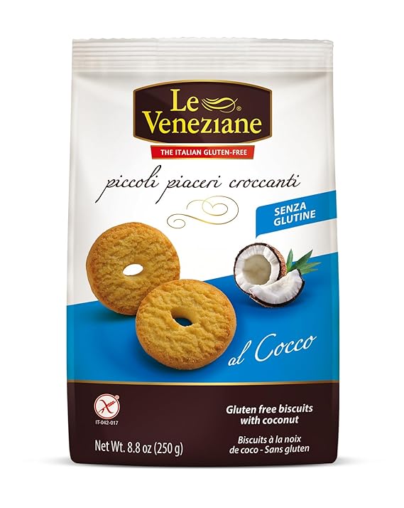 Le Veneziane Gluten Free Coconut Cookies - Short Dated