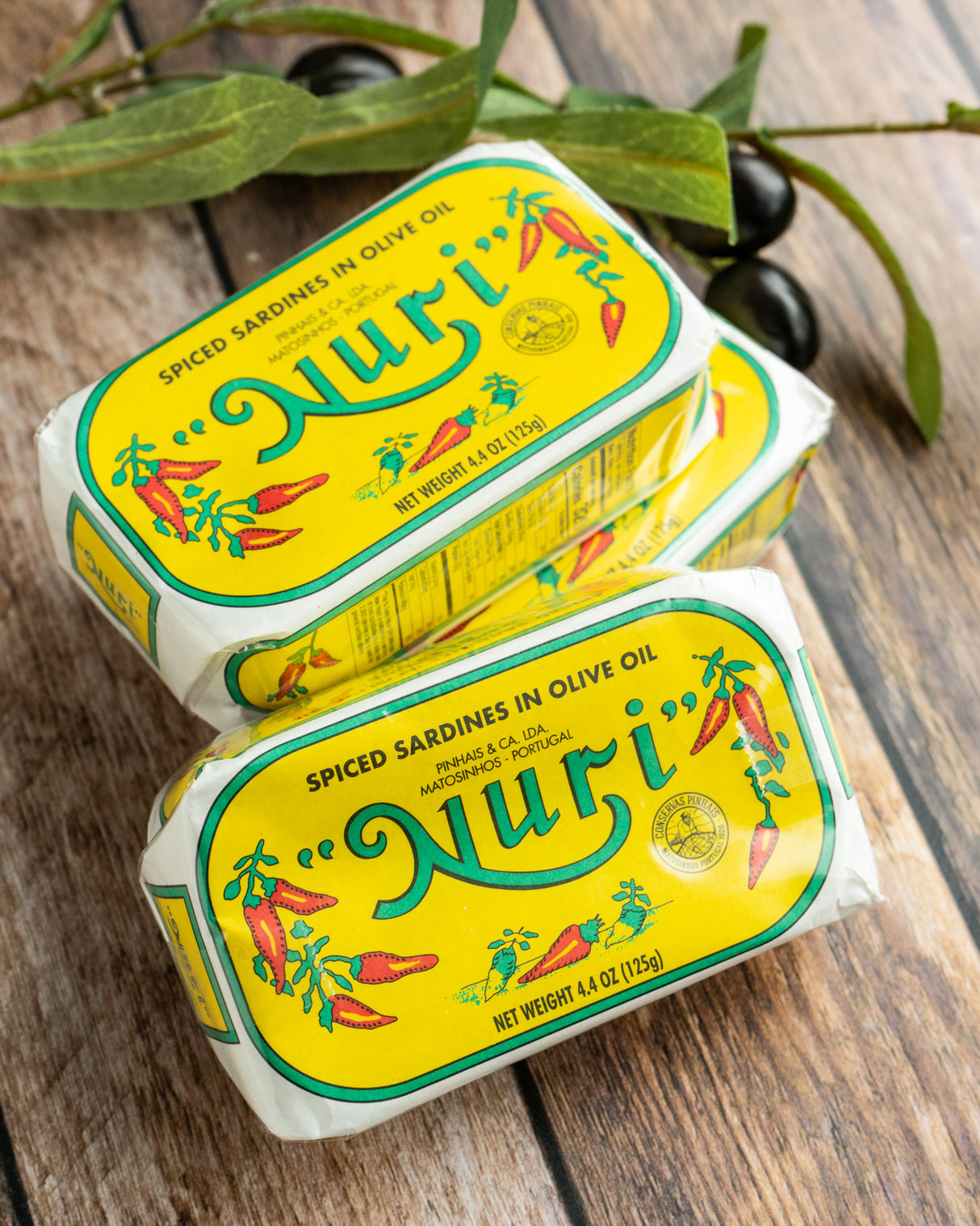 NURI Portuguese EXTRA SPICED Sardines in Olive Oil - 8 Pack - International Loft