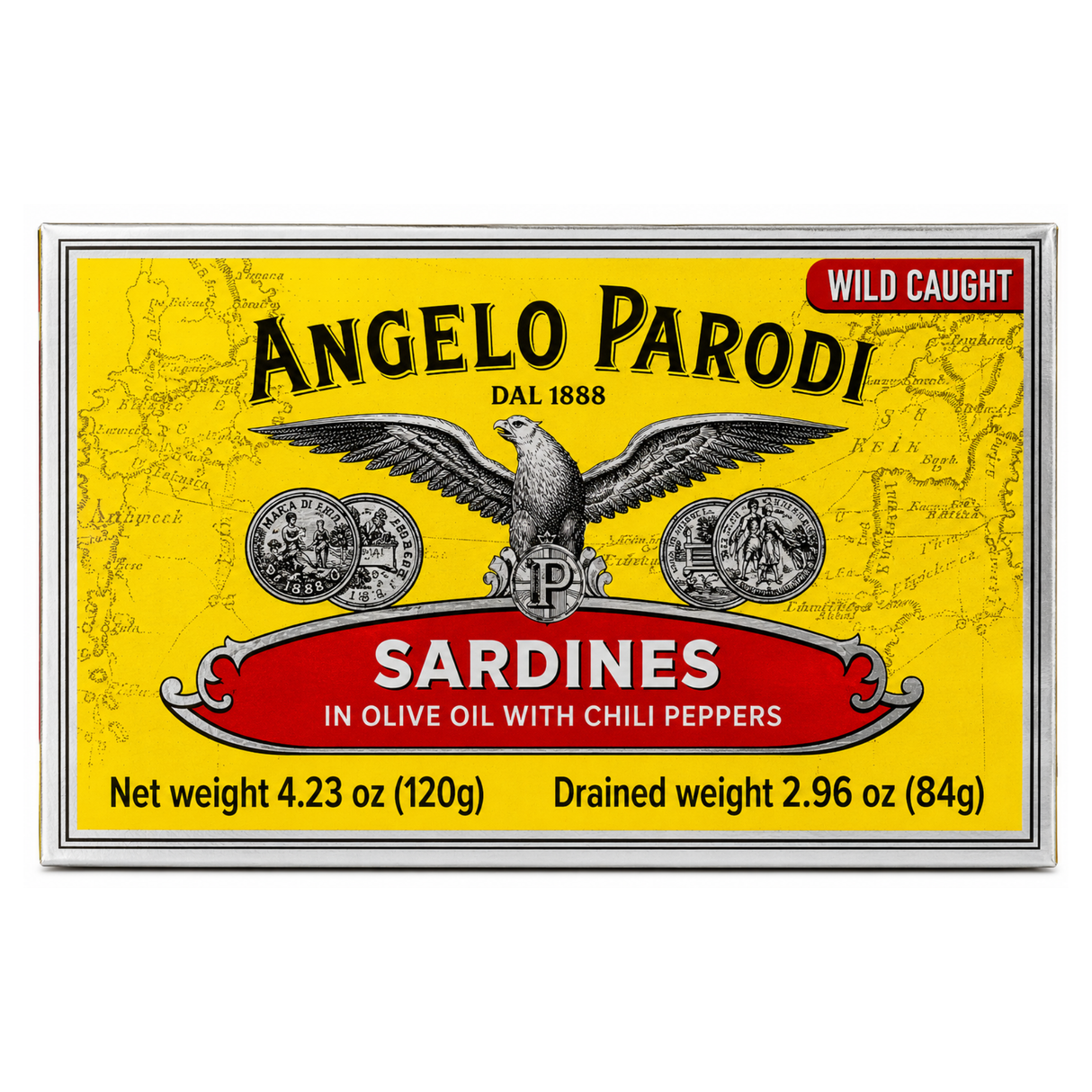 Angelo Parodi Premium Spicy Sardines in Olive Oil - International Loft