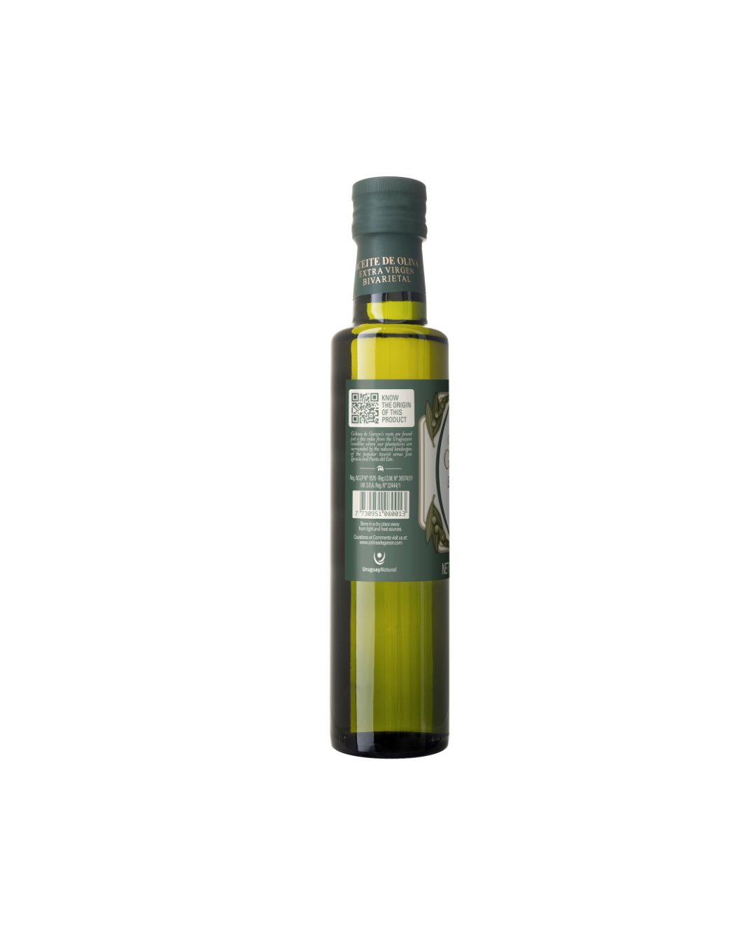Colinas De Garzon Bivarietal Extra Virgin Olive Oil From "The Little Tuscany" Of Uruguay 250 ML Bottle (8.5 FL OZ)