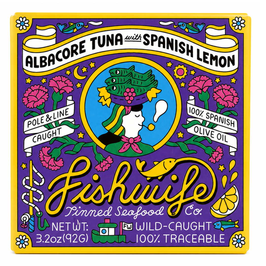 Fishwife Lemon Tuna in Spanish Olive Oil & Lemon Juice – 3.2 oz - International Loft