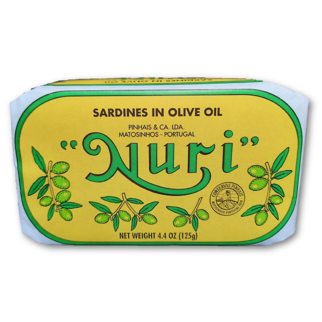 NURI Portuguese Sardines in Pure Olive Oil - International Loft