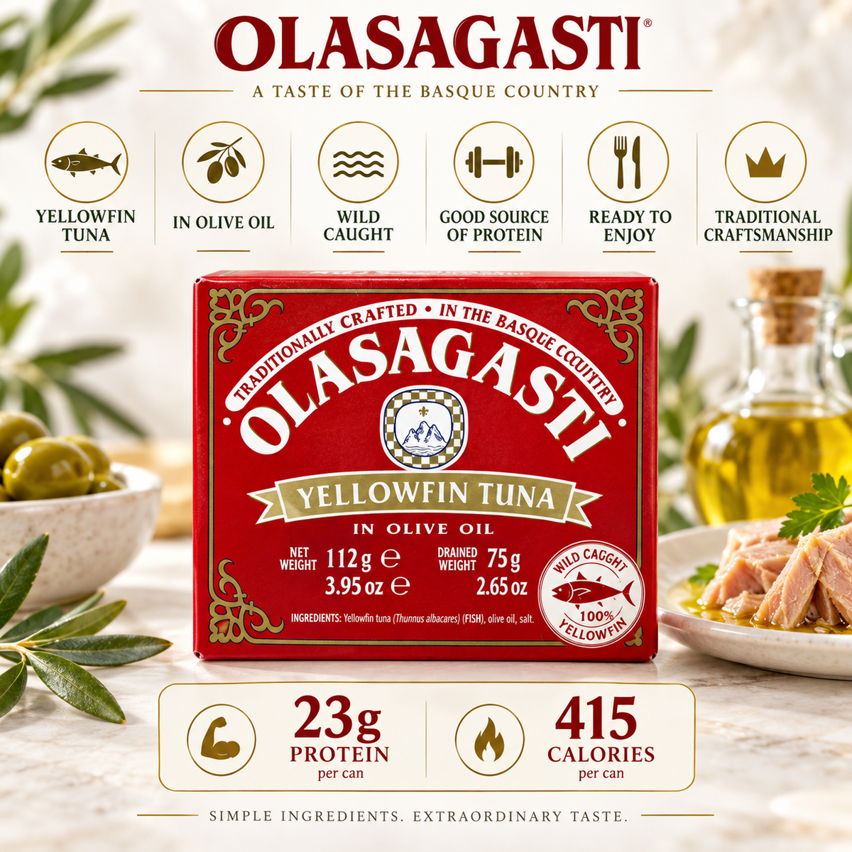 Olasagasti Yellowfin Tuna in Olive Oil
