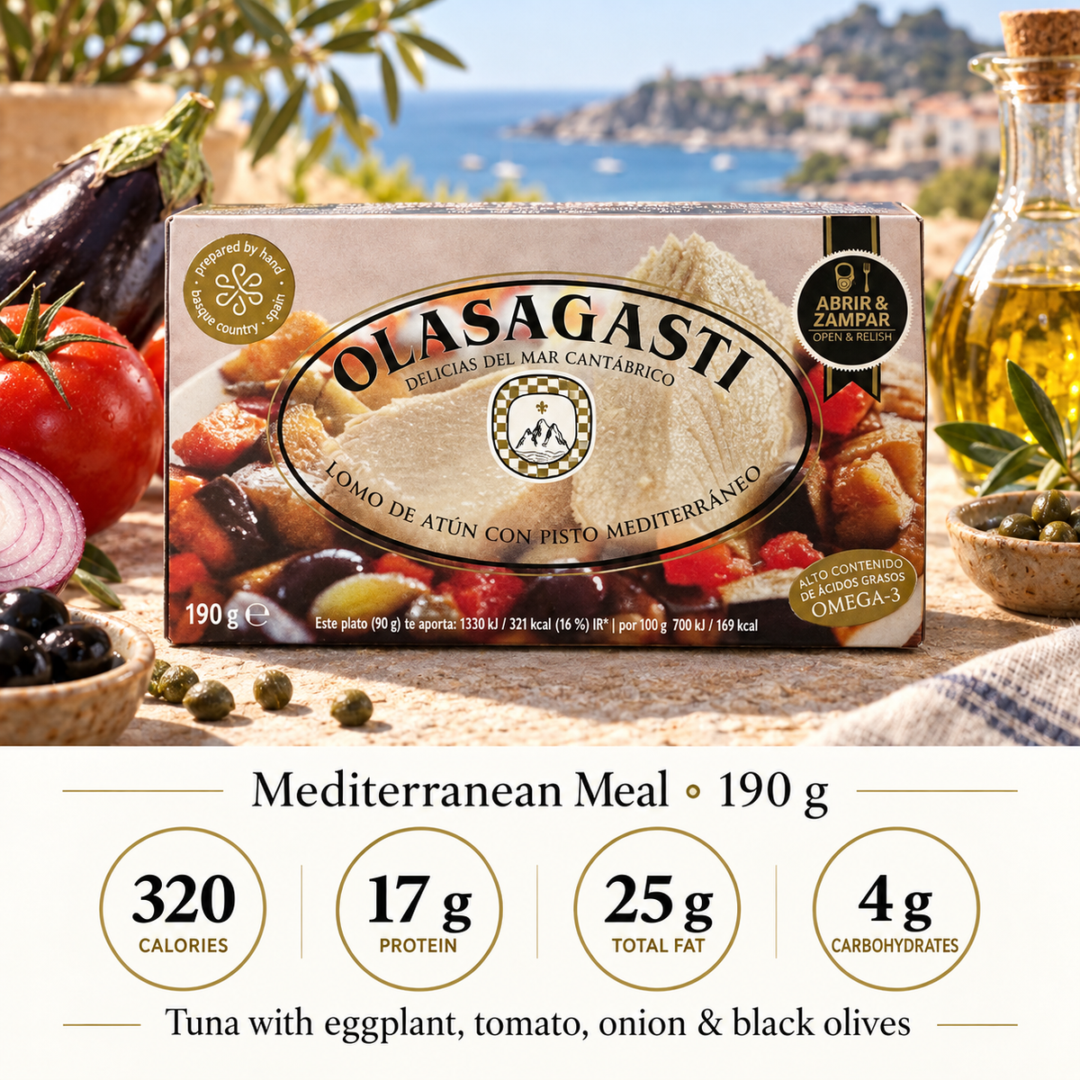 Olasagasti Tuna Fillet with Mediterranean Ratatouille
