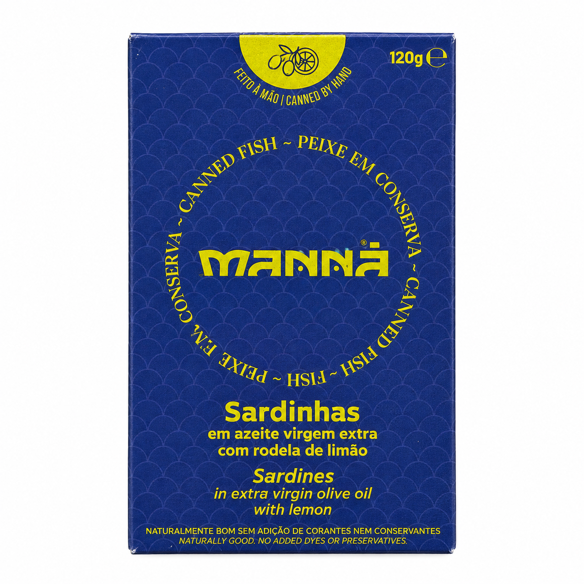Manná Sardines with Lemon in Extra Virgin Olive Oil – 4.2 oz (120 g)