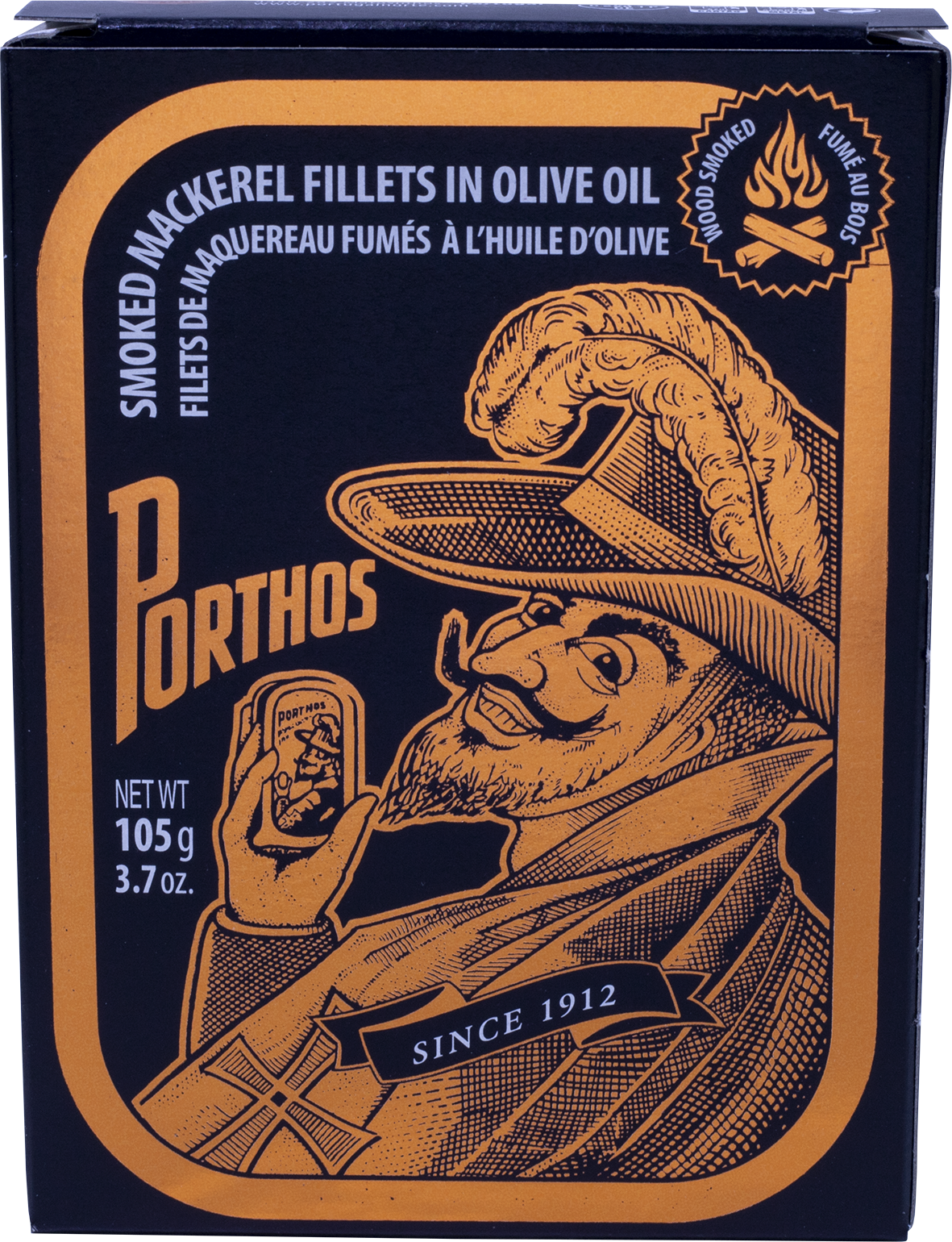 Porthos Smoked Mackerel Fillets in Olive Oil