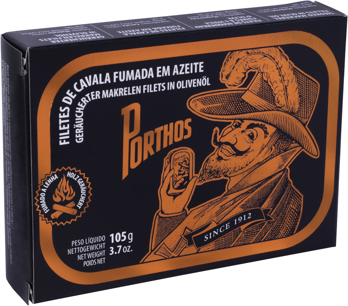 Porthos Smoked Mackerel Fillets in Olive Oil