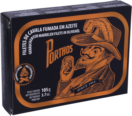 Porthos Smoked Mackerel Fillets in Olive Oil