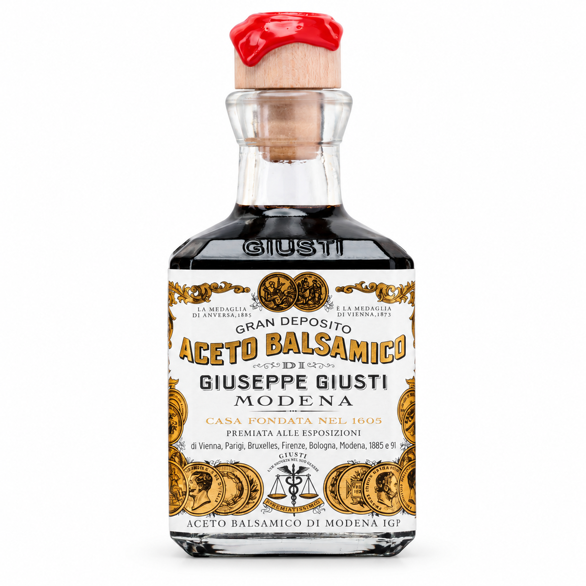 Giuseppe Giusti 2 Gold Medals Balsamic Vinegar 8.45 Fl Oz Bottle