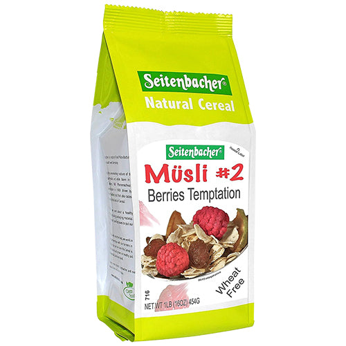 Seitenbacher Muesli Berries Temptation Cereal 16 oz
