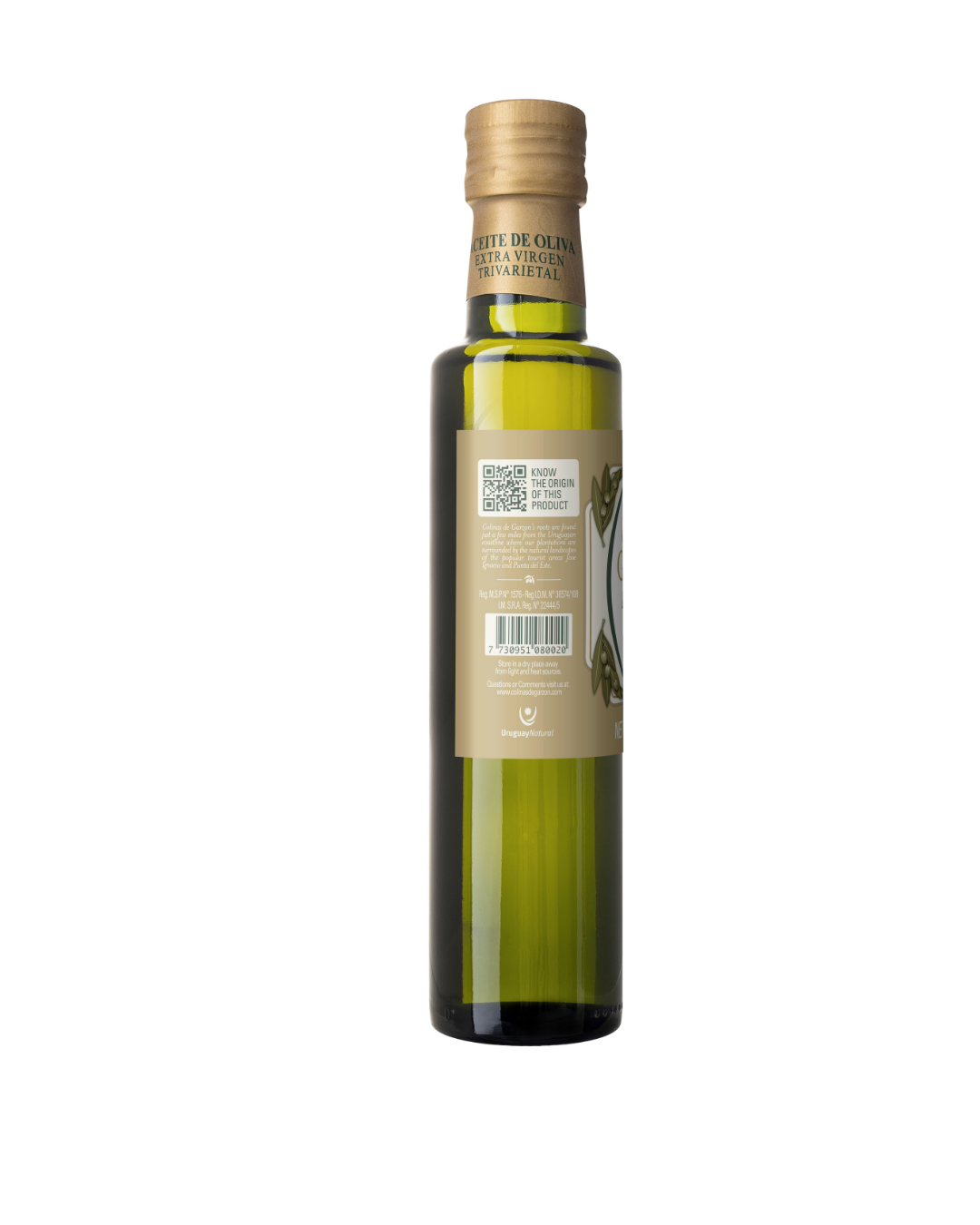 Colinas De Garzon Trivarietal Extra Virgin Olive Oil From "The Little Tuscany" Of Uruguay 250 ML Bottle (8.5 FL OZ)