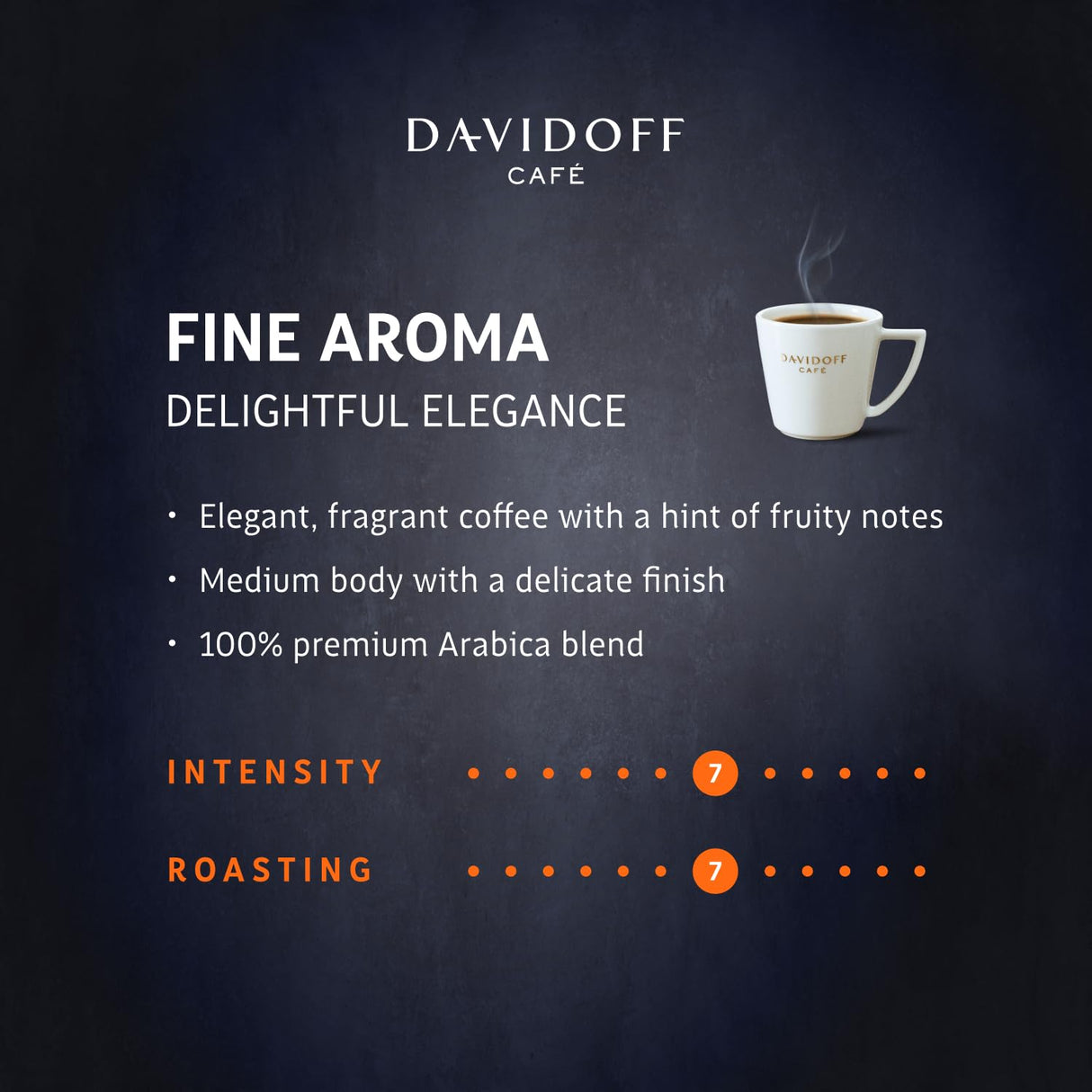 DAVIDOFF Café Fine Aroma Instant Coffee 3.5 Oz