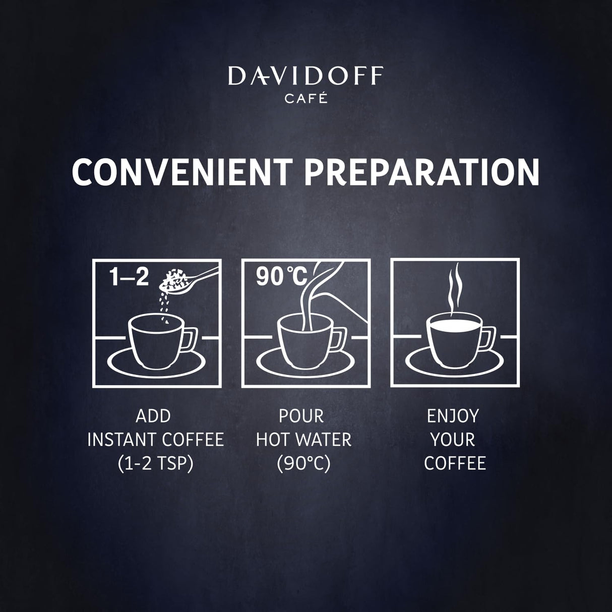 DAVIDOFF Café Fine Aroma Instant Coffee 3.5 Oz