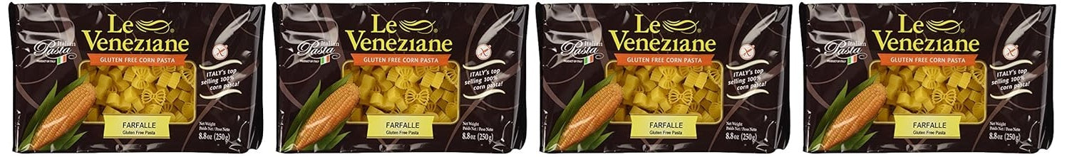 Le Veneziane Gluten Free Pasta -Farfalle - 8.8 Oz Package