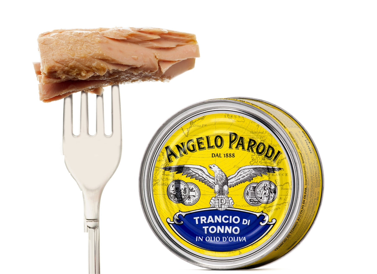 Angelo Parodi Solid Yellowfin Canned Tuna in Pure Olive Oil - International Loft