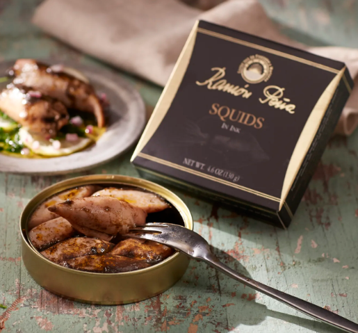 Ramon Pena Small Squid in Ink Sauce Chipirones en su Tinta 4.6 oz (130g)