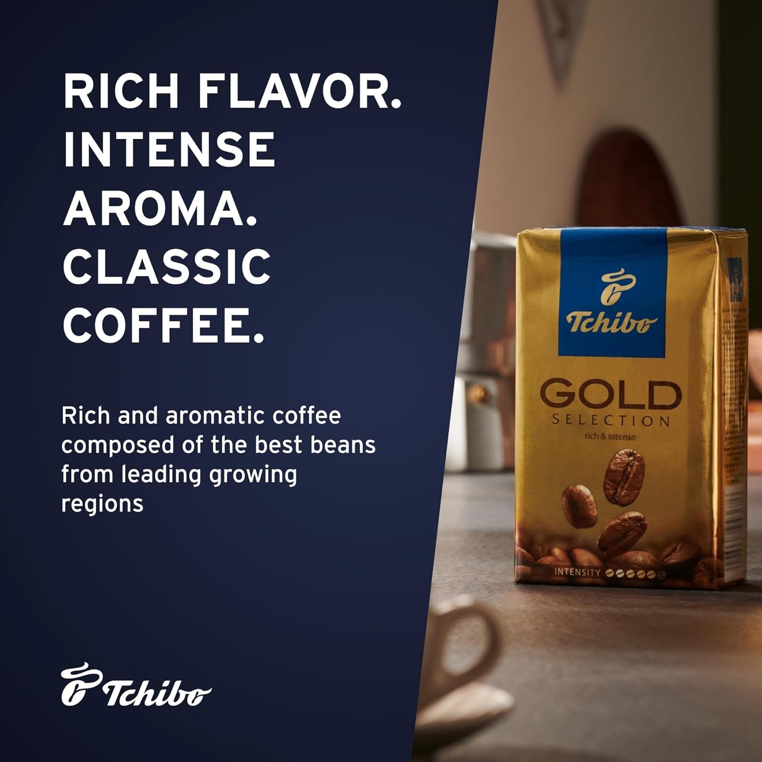Tchibo Gold Selection Ground Coffee 8.8 Oz