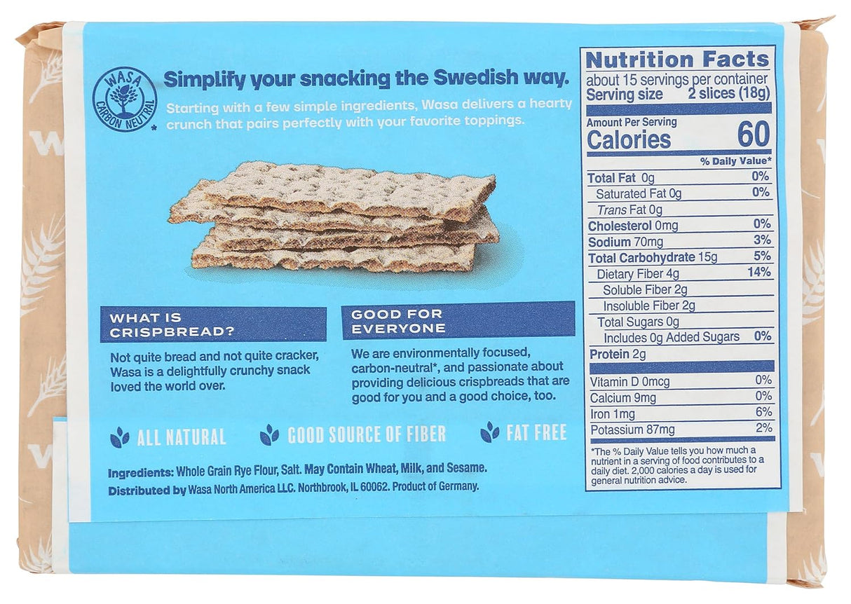 Wasa Light Rye Crispbread - International Loft
