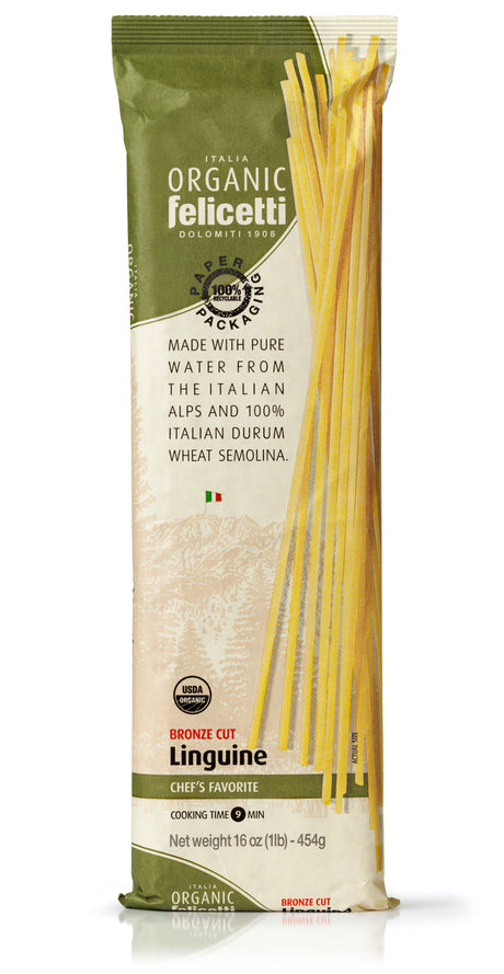 Felicetti Organic Linguine Pasta 1 lb Package - International Loft