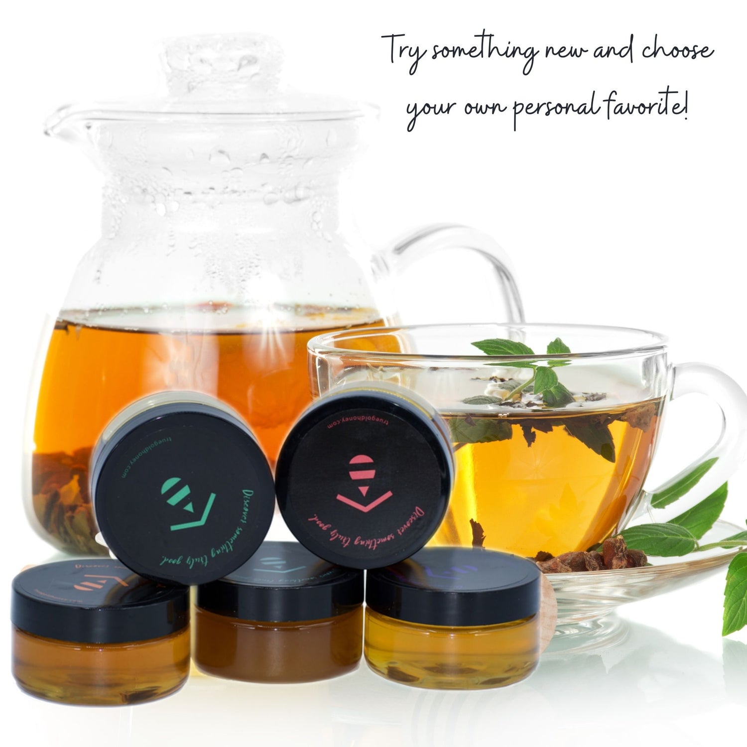 True Gold Honey Discovery Flight, 100% pure California honey variety pack - International Loft