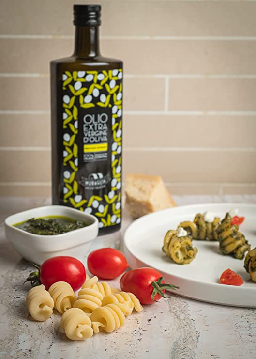 Antico Frantoio Muraglia Intense Fruity Extra Virgin Olive Oil from Apulia. Premium Polyphenol Rich EVOO. Early Harvest First Cold Pressed Imported from Italy 16.9 fl oz (500ml) Bottle with Beautiful Gift Box. - International Loft