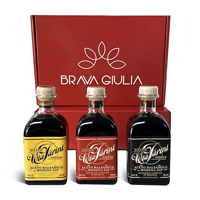 Brava Giulia Balsamic Vinegar Trio Gift Box - International Loft