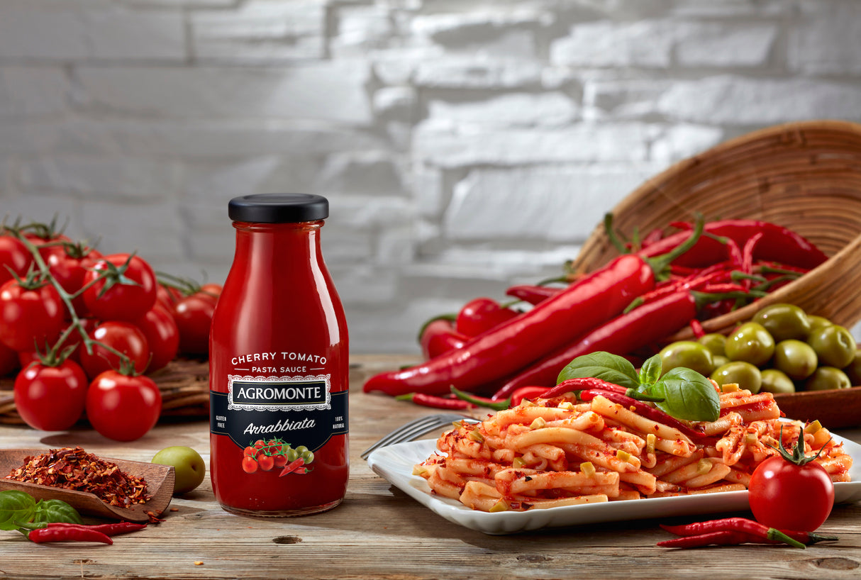 AGROMONTE Arrabbiata Cherry Tomato Pasta Sauce, 9.17oz - International Loft