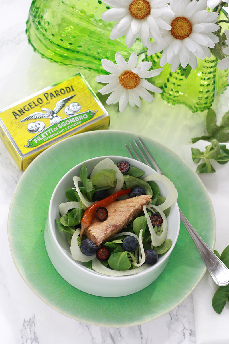 Angelo Parodi Mackerel Fillets in olive oil with Ginger and Pepper - International Loft