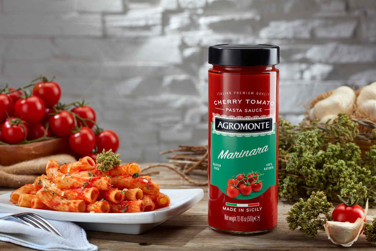 AGROMONTE Marinara Cherry Tomato Pasta Sauce, 20.46oz - International Loft