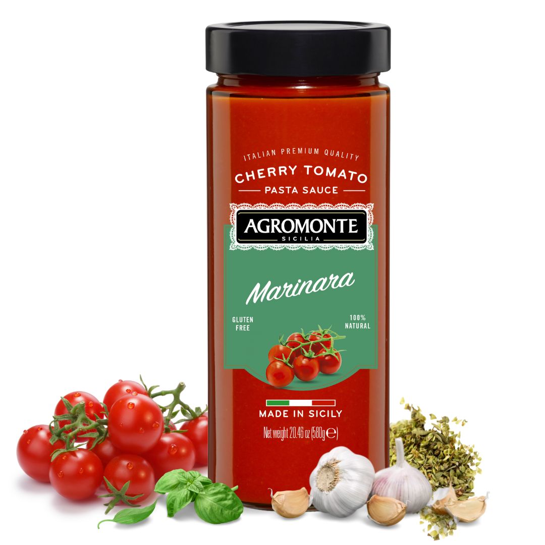 AGROMONTE Marinara Cherry Tomato Pasta Sauce, 20.46oz - International Loft