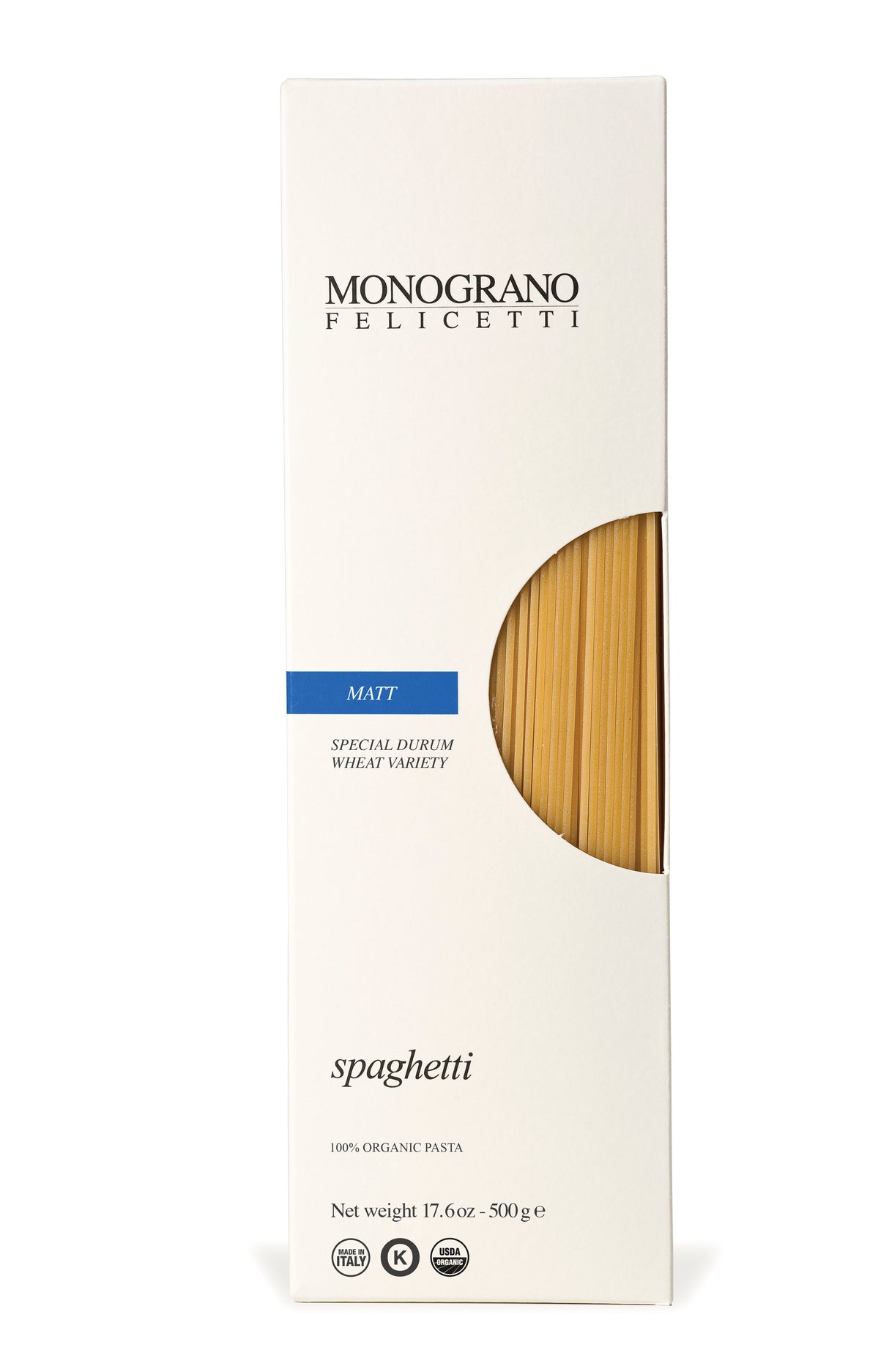 Felicetti MONOGRANO MATT Spaghetti Pasta 17.6 oz Package - International Loft