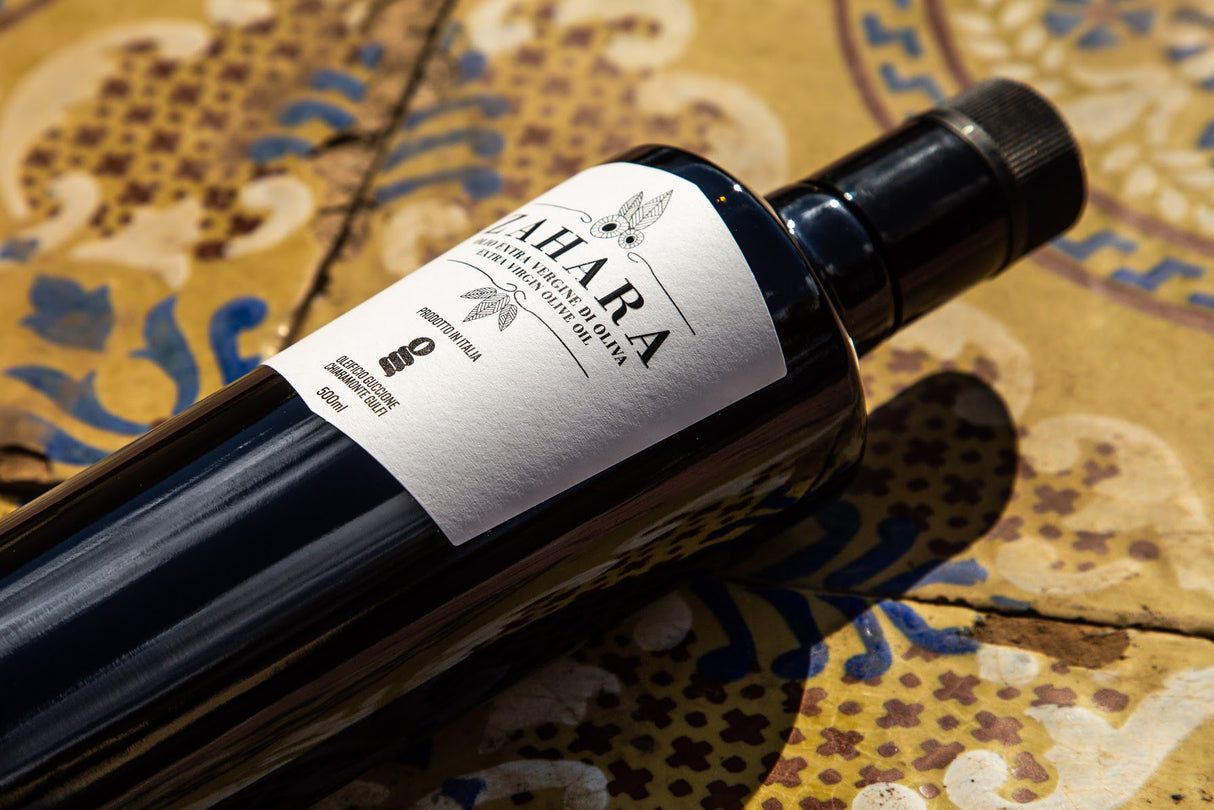 Zahara Premium Italian Extra Virgin Olive Oil 16.9 Fl Oz 500ml Without Gift Box - Oleificio Guccione - International Loft