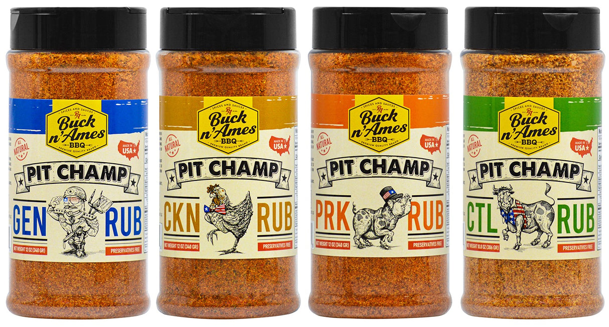 Buck n' Ames BBQ Rubs Bundle - International Loft
