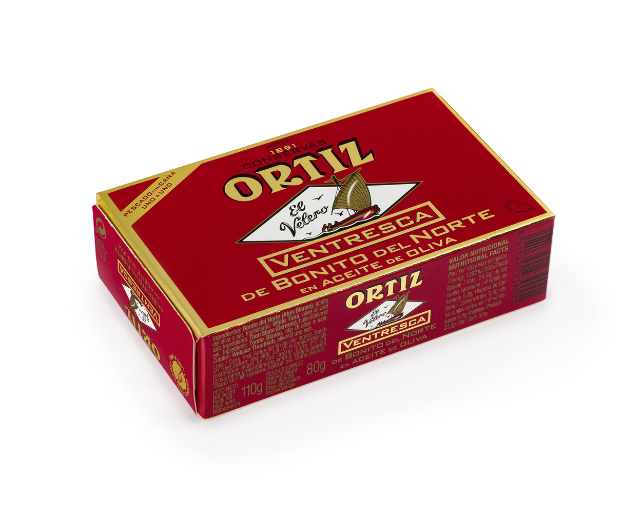 Ortiz Ventresca White Tuna Belly in Oil - International Loft