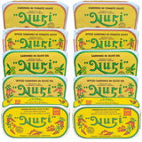NURI Portuguese Sardines Complete Collection 10 Pack Variety by Seafood Aficionado - International Loft