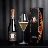 Boresso Non-alcoholic Sparkling Wine From Italy, Extra Dry Dealcoholized, 750ml (25.4 fl oz) Bottle with Gift Box