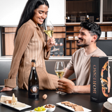 Boresso Non-alcoholic Sparkling Wine From Italy, Extra Dry Dealcoholized, 750ml (25.4 fl oz) Bottle with Gift Box
