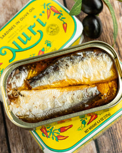 Portuguese Sardines in Pure Olive Oil - 8 Pack - International Loft