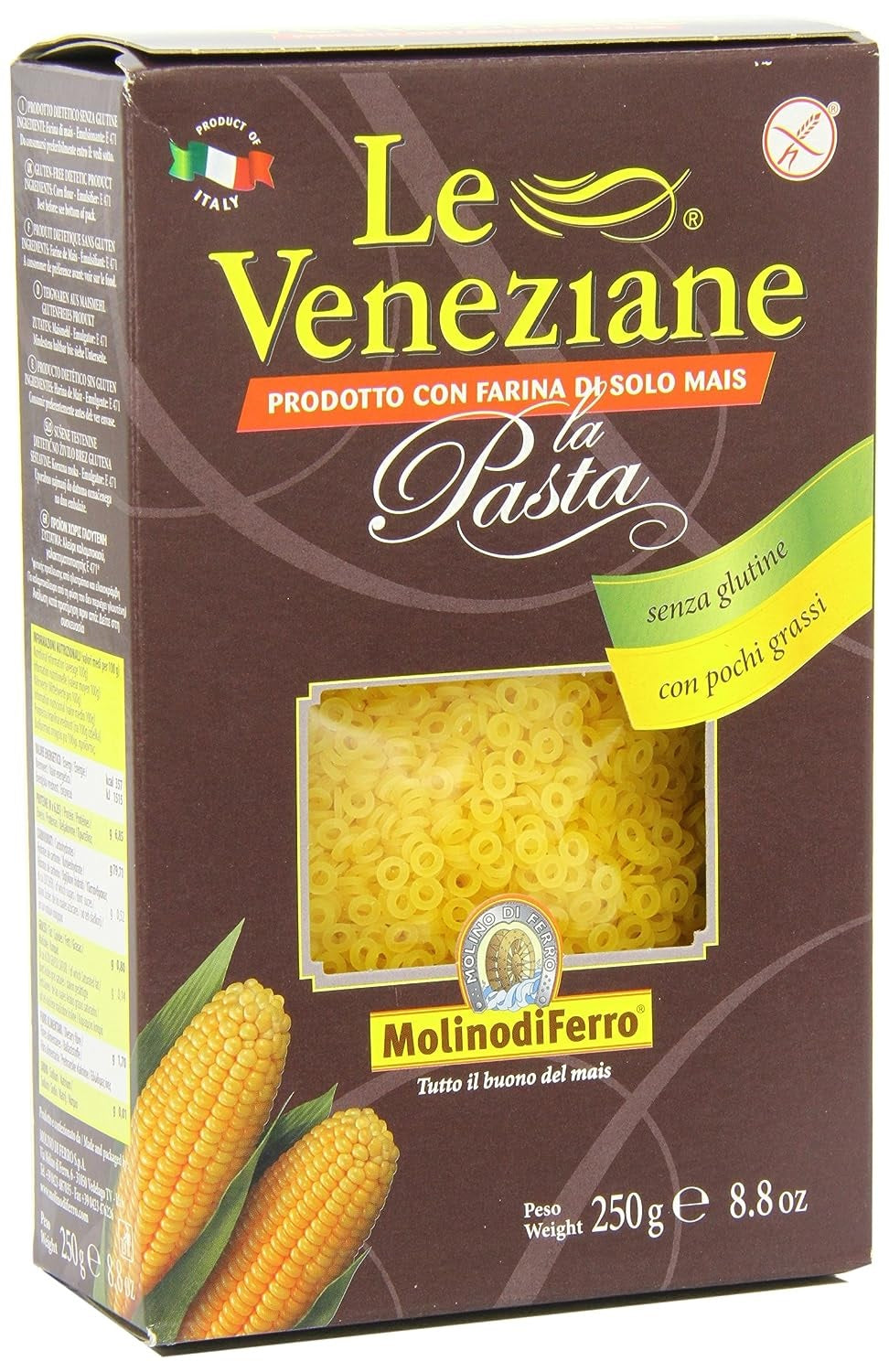 Le Veneziane - Italian Anellini Pastina [Gluten-Free] 4 Pack