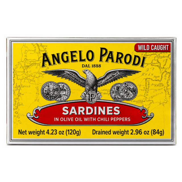 Angelo Parodi Premium Spicy Sardines in Olive Oil - International Loft