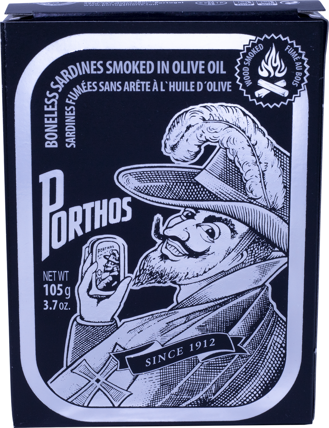 Porthos Smoked Boneless Sardines in Olive Oil
