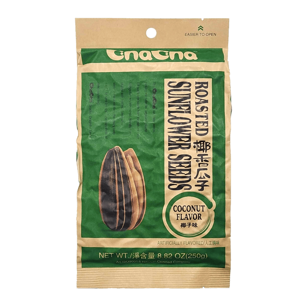 Chacha Loading Cha Cha Sunflower Seeds Coconut Flavor 8.82 oz (250g) – International Loft