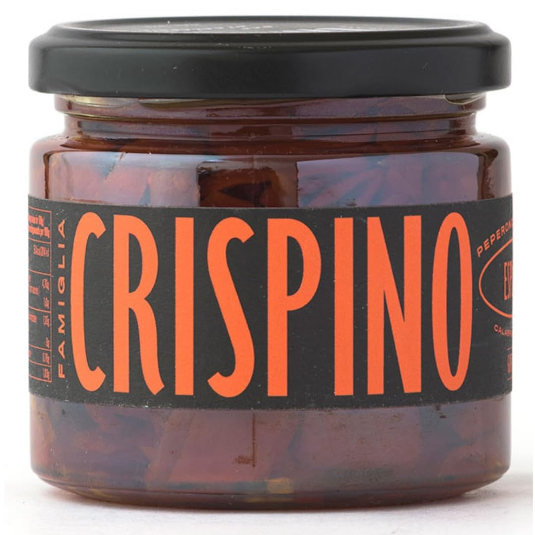 Famiglia Crispino Sliced Calabrian Chili Peppers in Oil