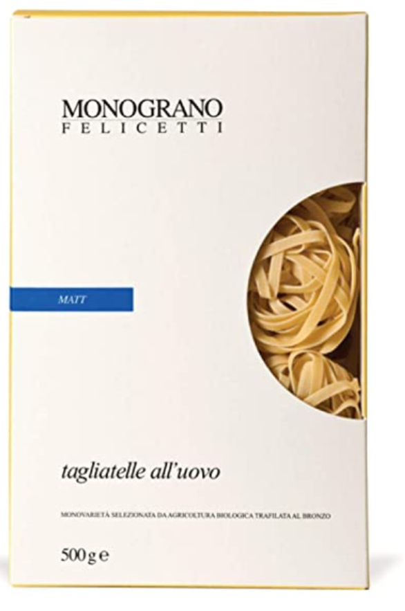 Monograno Felicetti Matt Tagliatelle with Egg Pasta Italian Organic Short Dated