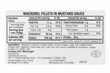 Manná Mackerel Fillets in Mustard Sauce – 4.2 oz (120 g)