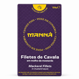 Manná Mackerel Fillets in Mustard Sauce – 4.2 oz (120 g)