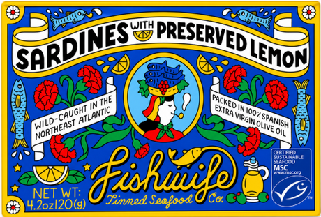 Fishwife Sardines Preserved Lemon – 4.2 oz - International Loft