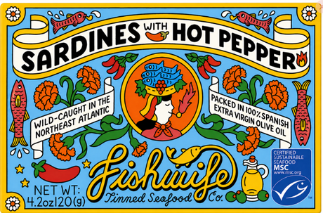 Fishwife Sardines with Hot Pepper – 4.2 oz - International Loft