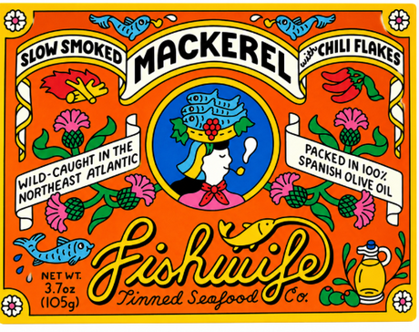 Fishwife Smoked Mackerel with Chili Flakes – 3.7 oz - International Loft