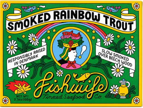 Fishwife Smoked Rainbow Trout – 3.7 oz - International Loft